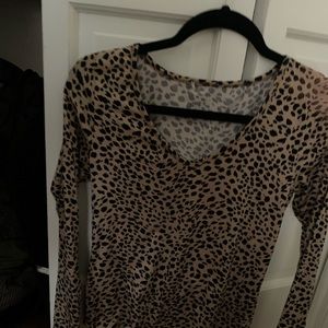 Cute leopard print shirt